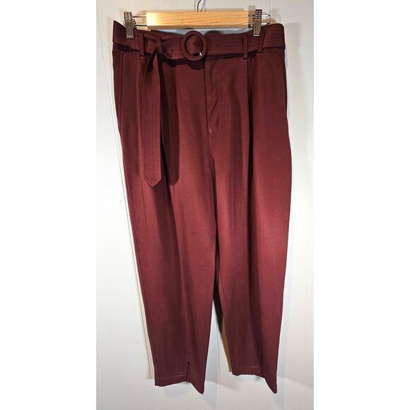 Ted Baker London Ninette Trousers  High Waist Carrot Legs Women's Size 3 - Picture 4 of 11